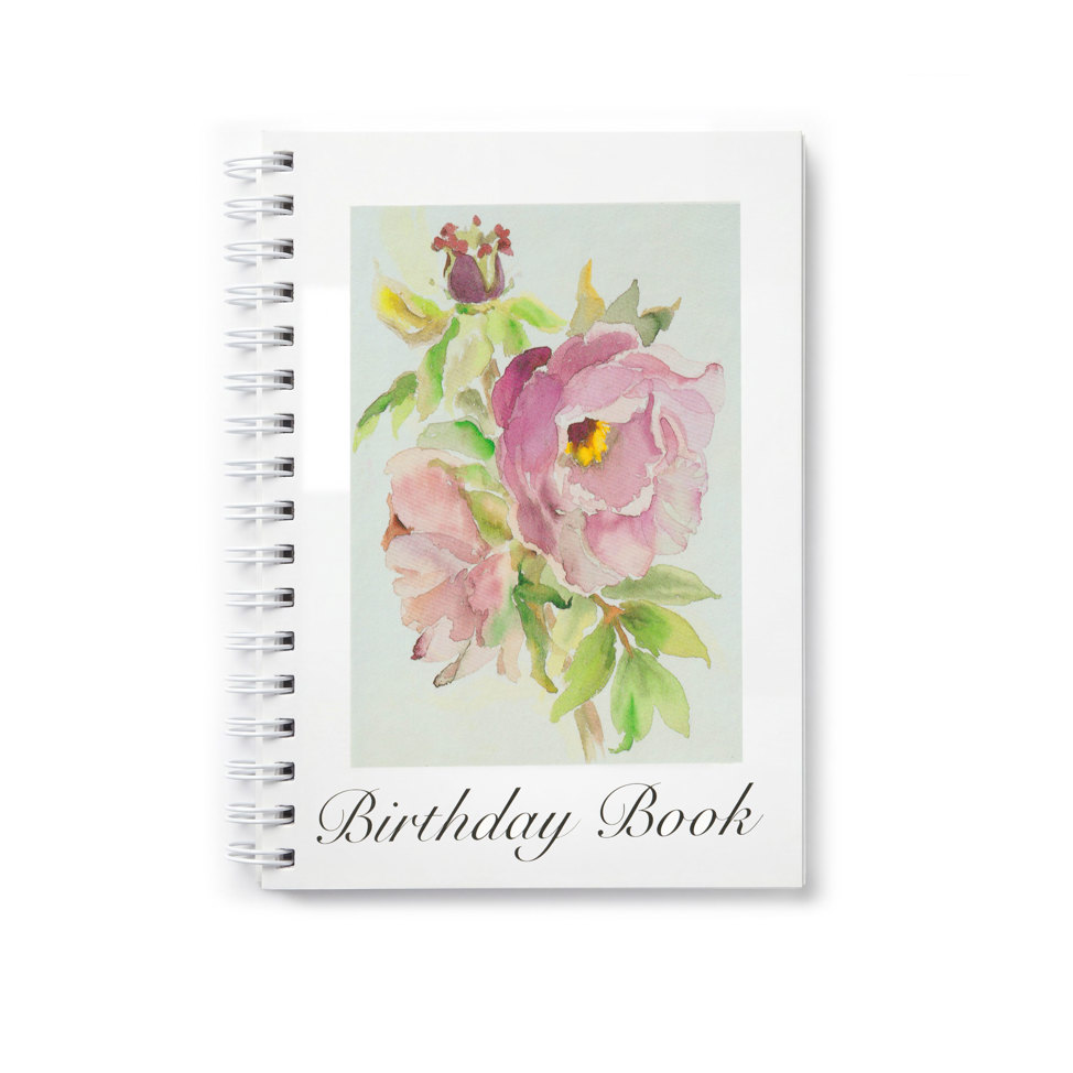 2026 Wirobound Birthday Book