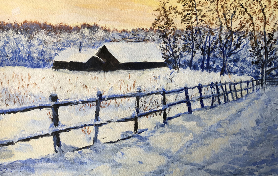 Snowy Lane