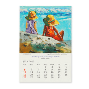 2026 Desk Calendar July