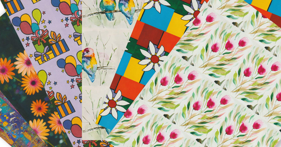 2026 Square Canvas Spring Gift Wrap Fan