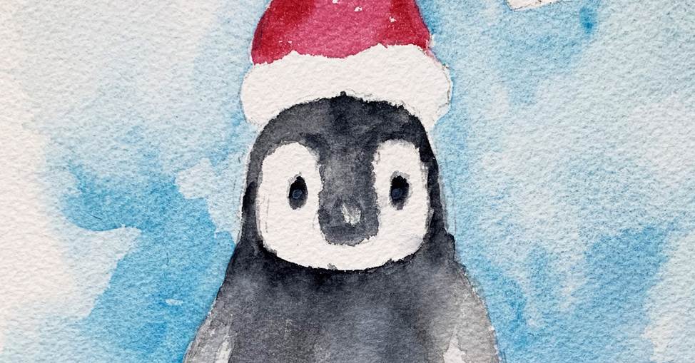 Penguin In The Snow