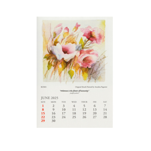 2024 Square Canvas Calendar Jun 2025